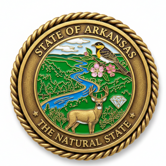 Arkansas State Challenge Coin - Fresh Start