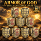 Armor of God Shield Challenge Coins – 2-Inch Christian Coins – 10 Pack