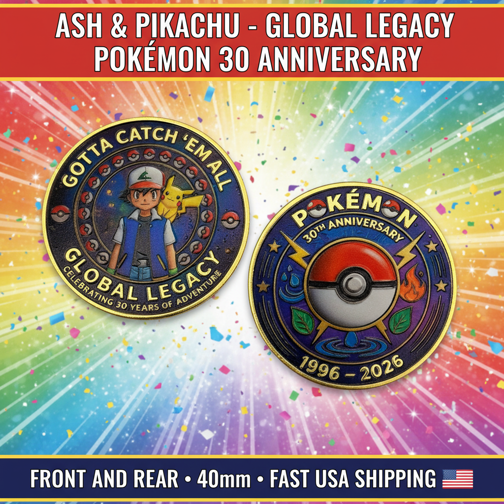 Ash & Pikachu - Global Legacy Pokemon 30th Anniversary eBay Cover