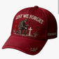 US Lest We Forget Embroidered Baseball Cap