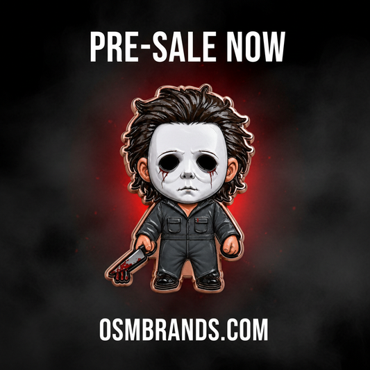 Bold Michael Myers copper collectible presale graphic
