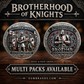 Brotherhood of Knights cover with Multi Packs Available and OSMBRANDS.COM