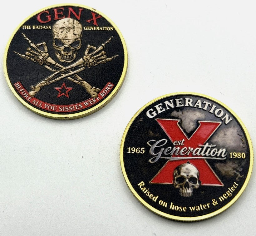 Generation X-themed coins for sale on eBay by Ocean State Mint Warwick RI
