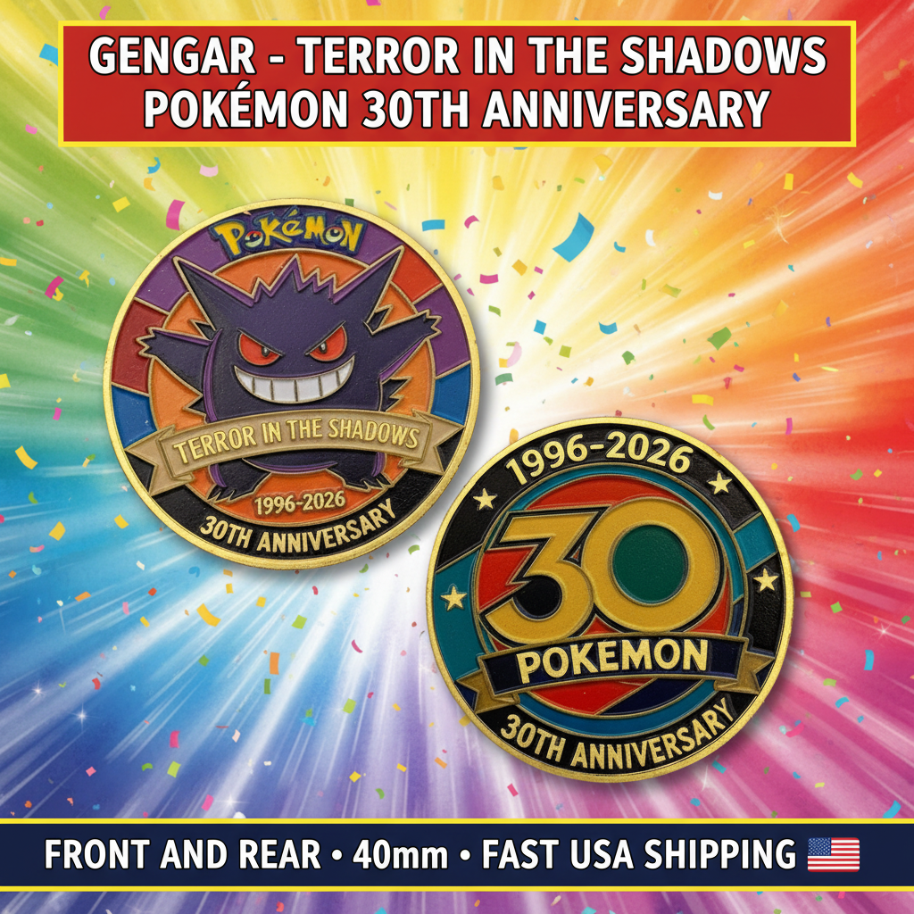 Gengar - Terror in the Shadows Pokemon 30th Anniversary eBay Cover