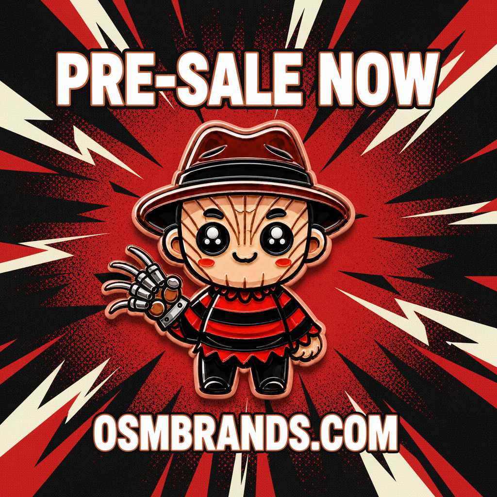 Graphic Freddy Krueger copper collectible presale poster