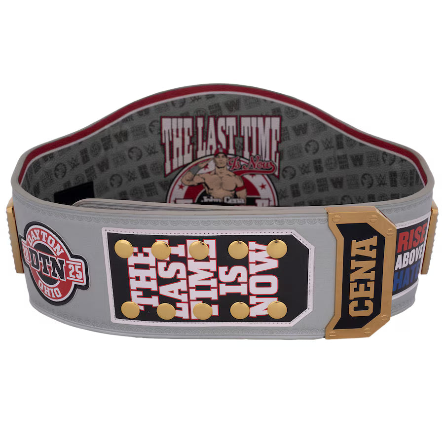 John Cena Farewell Tour 2025 Dayton Spinner Championship Replica Title Belt