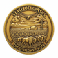 Kansas State Challenge Coin - Antique Gold