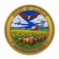 Kansas State Challenge Coin - Color with Antique Gold Border