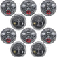 Memento Mori Challenge Coin – 10-Pack | Skulls, Hourglass & Tree of Life | Fac Vitam Incredibilem