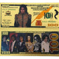 Michael Jackson 24k Gold Foil Banknotes 10 Packs-3 styles