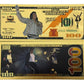 Michael Jackson 24k Gold Foil Banknotes 10 Packs-3 styles