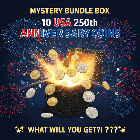Mystery Bundle Box 250th Anniversary Coins Cover