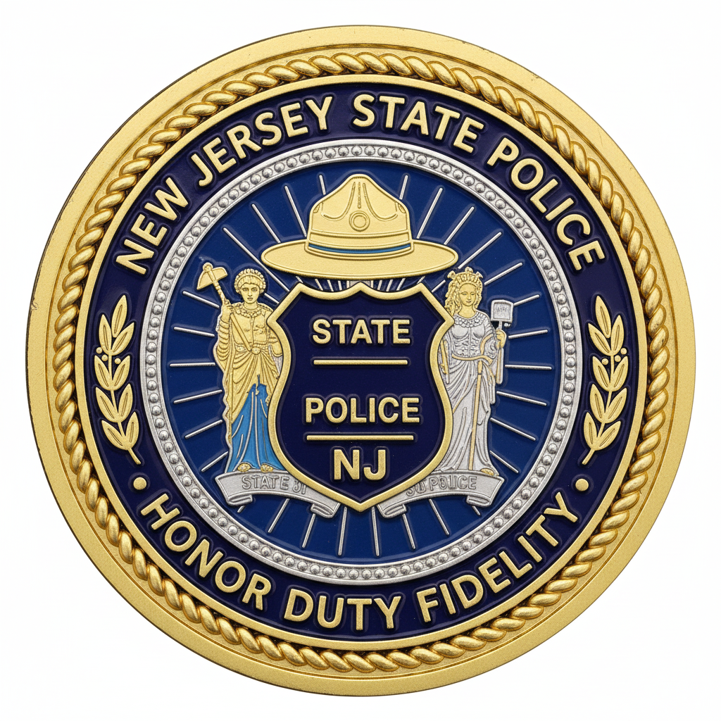 New Jersey State Police Challenge Coin
