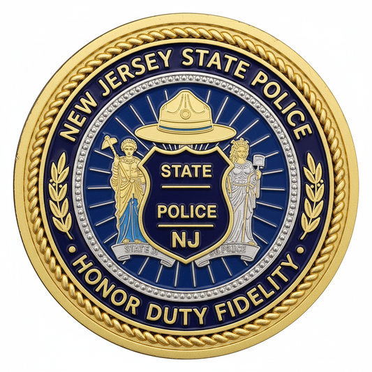 New Jersey State Police Challenge Coin