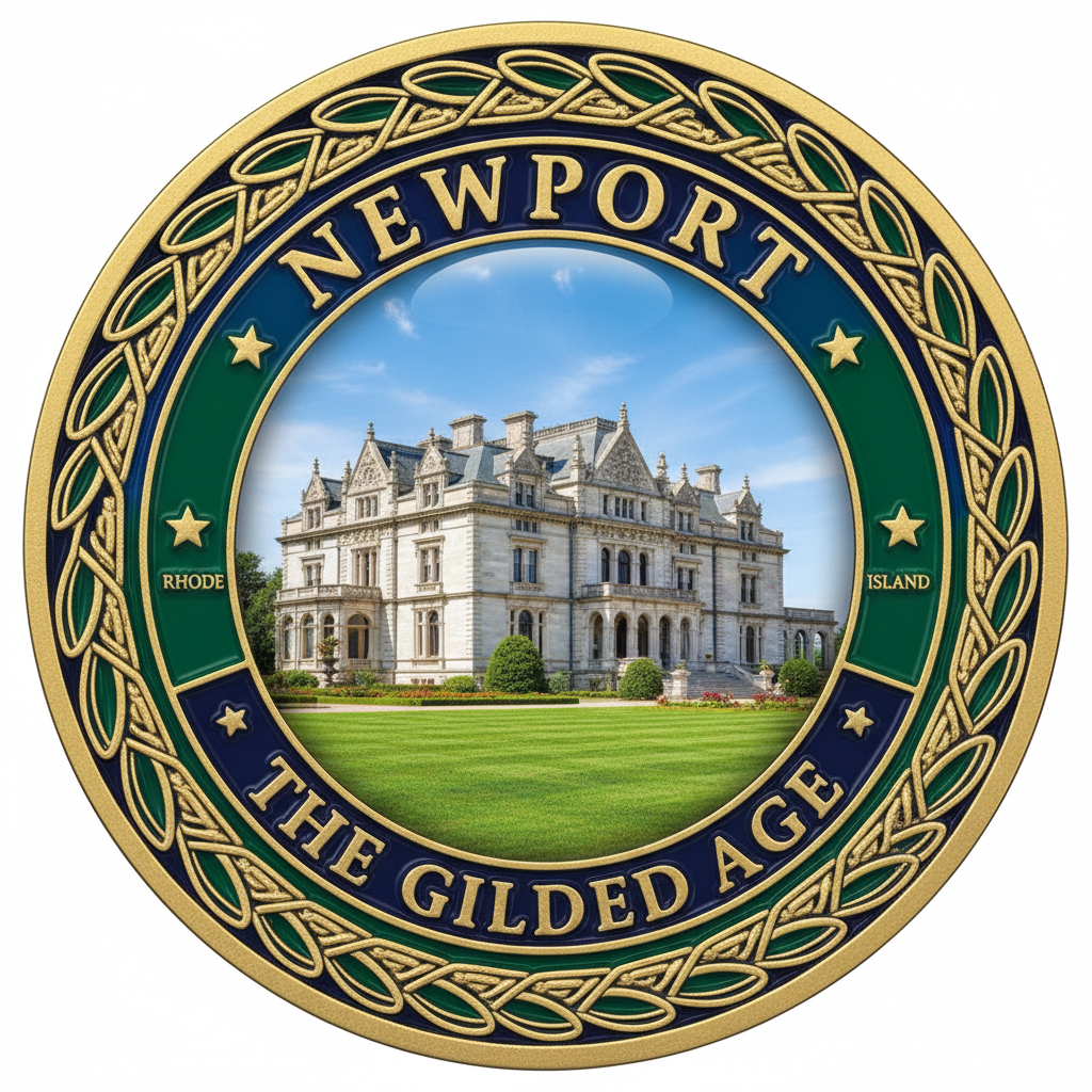 Newport RI Gilded Age Challenge Coin