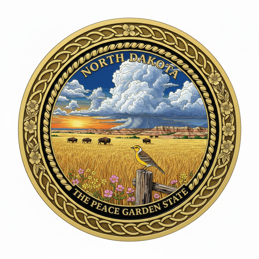 North Dakota Challenge Coin
