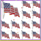 American Flag Rhinestone Lapel Pin – Patriotic Crystal Enamel Pin (12/24/48 Pack)