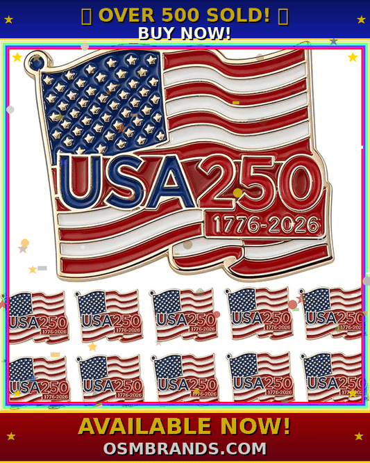 20 PACK USA 250th Anniversary Lapel Pin – 1776-2026 Commemorative American Flag Pin