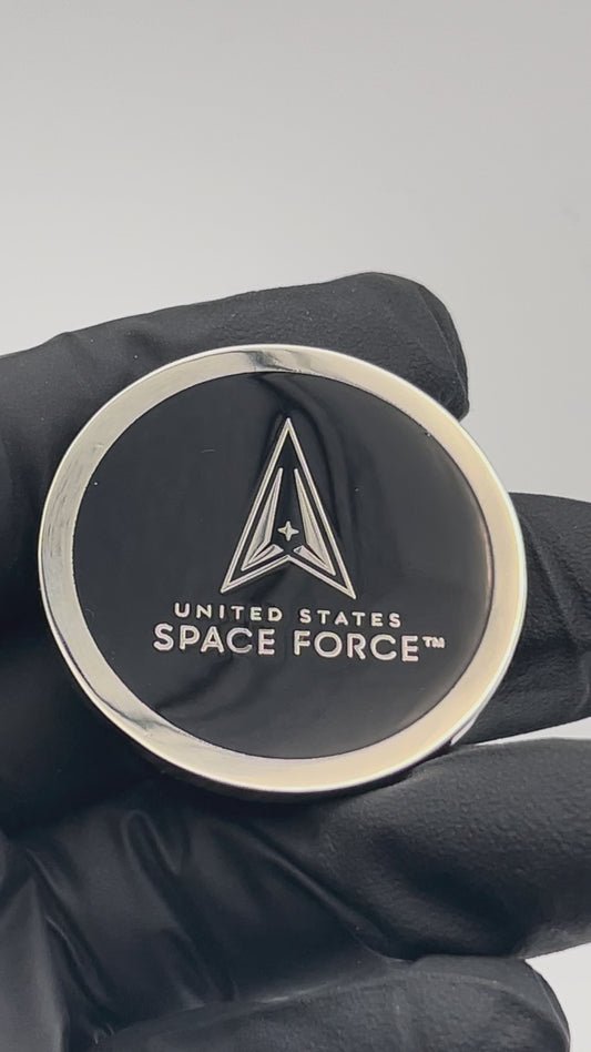US Space Force Buckley Garrison Base Challenge Coin – 1.75" Collectible