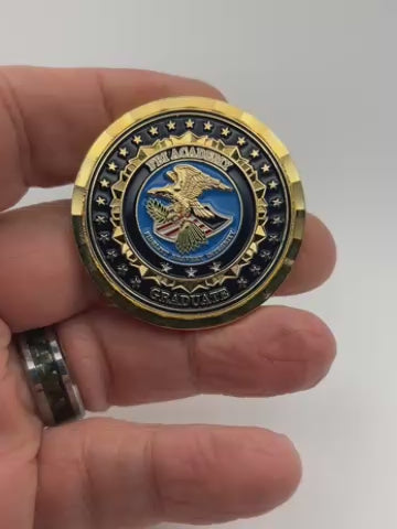 FBI Academy Graduate Challenge Coin – Fidelity Bravery Integrity