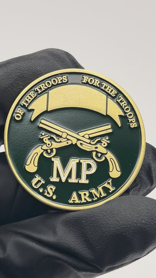 US Army Military Police Challenge Coin – 1.57" Collectible