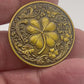 Good Luck 777 Eagle Challenge Coin – Four Leaf Clover Gold Coin or Golf Ball Markers(6 OR 12 Pack)