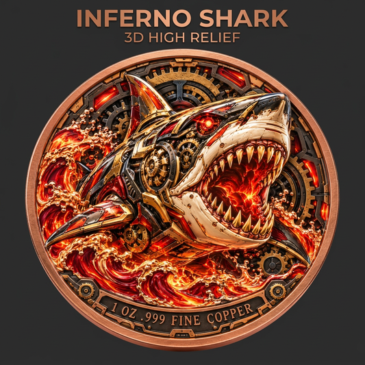 Revised Inferno Shark cover using the full original coin