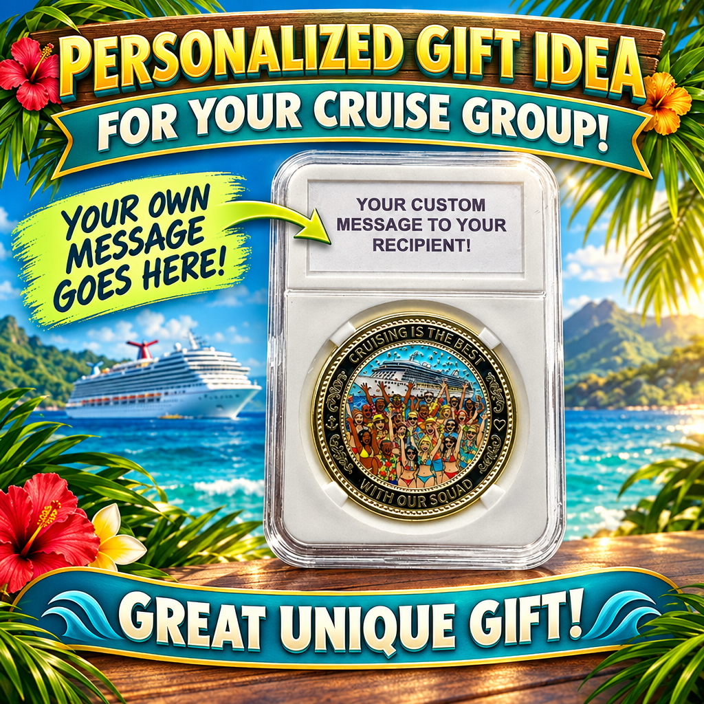 IN STOCK NOW! Cruising Is The Best With Our Squad Challenge Coin