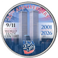 9/11 25th + America's 250th Anniversary Commemorative JFK Half Dollar