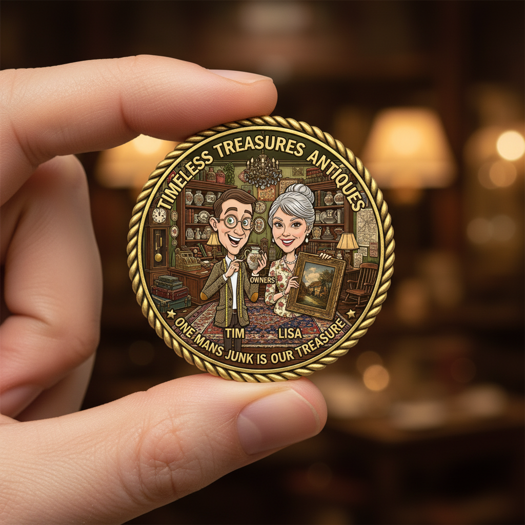 Timeless Treasures Antiques Coin in Hand