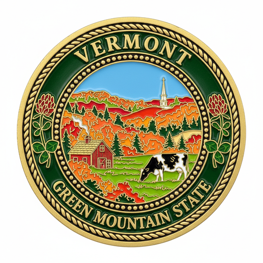Vermont — Green Mountain State Challenge Coin