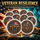 Veteran Resilience PTSD Awareness Challenge Coins – 40mm – 12 Pack