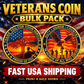 50 0R 100 Thank You For Your Service Veteran Eagle Challenge Coin