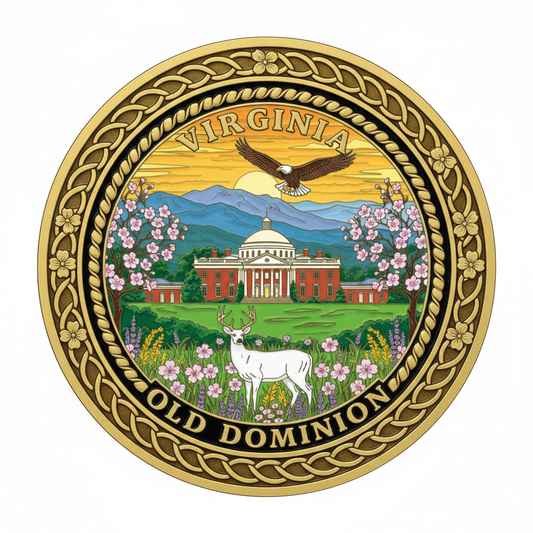 Virginia — Old Dominion Challenge Coin