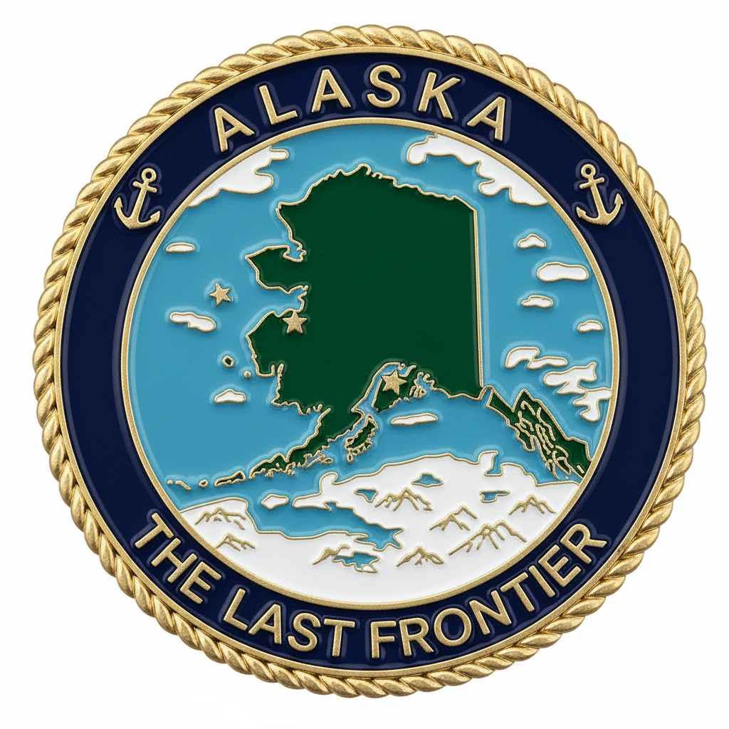 We Finally Made It - Cruise To Alaska Coin REAR - No Labels