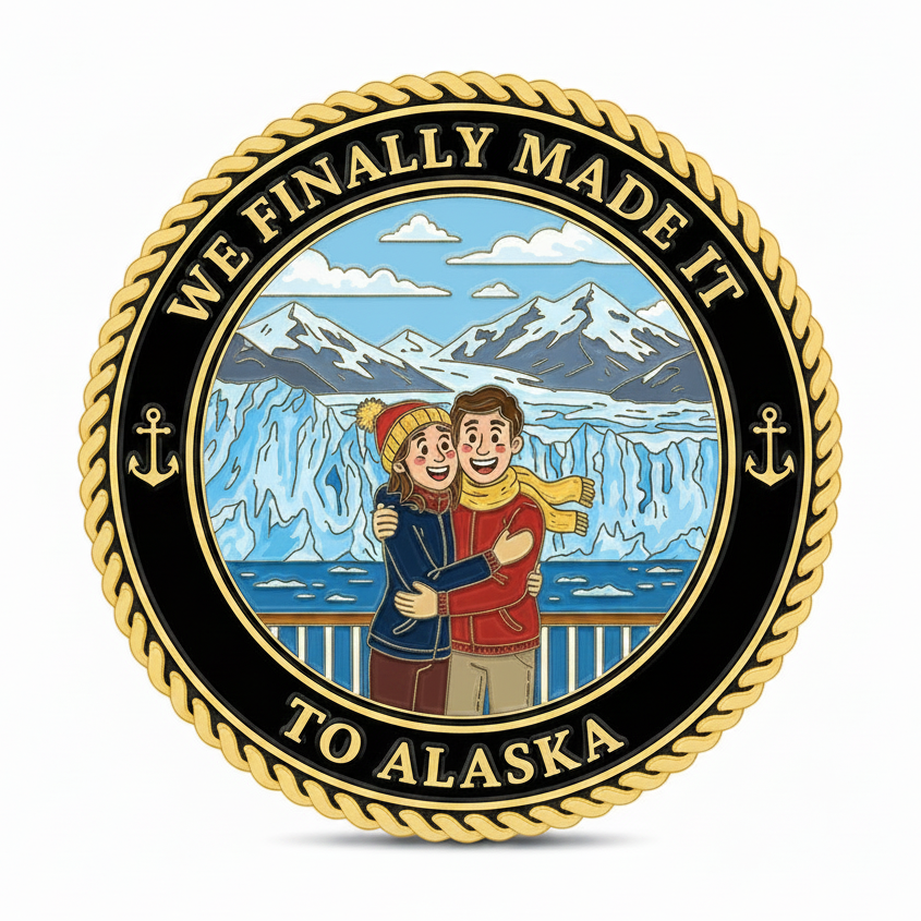 We Finally Made It - Cruise To Alaska Coin v2